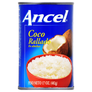 Grated coconut in syrup